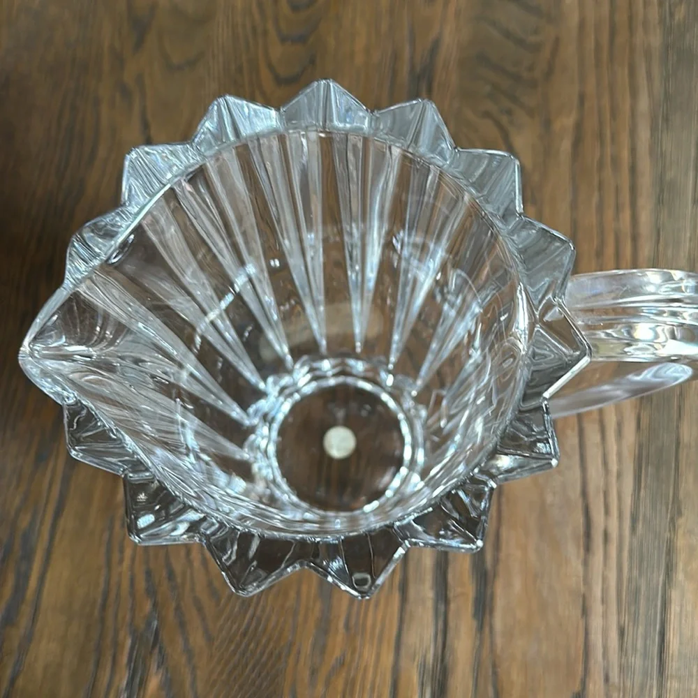 Rosenthal Blossom Art Deco Lead Crystal Pitcher Early 20th century